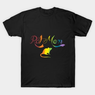 Rat Mom - Rainbow T-Shirt